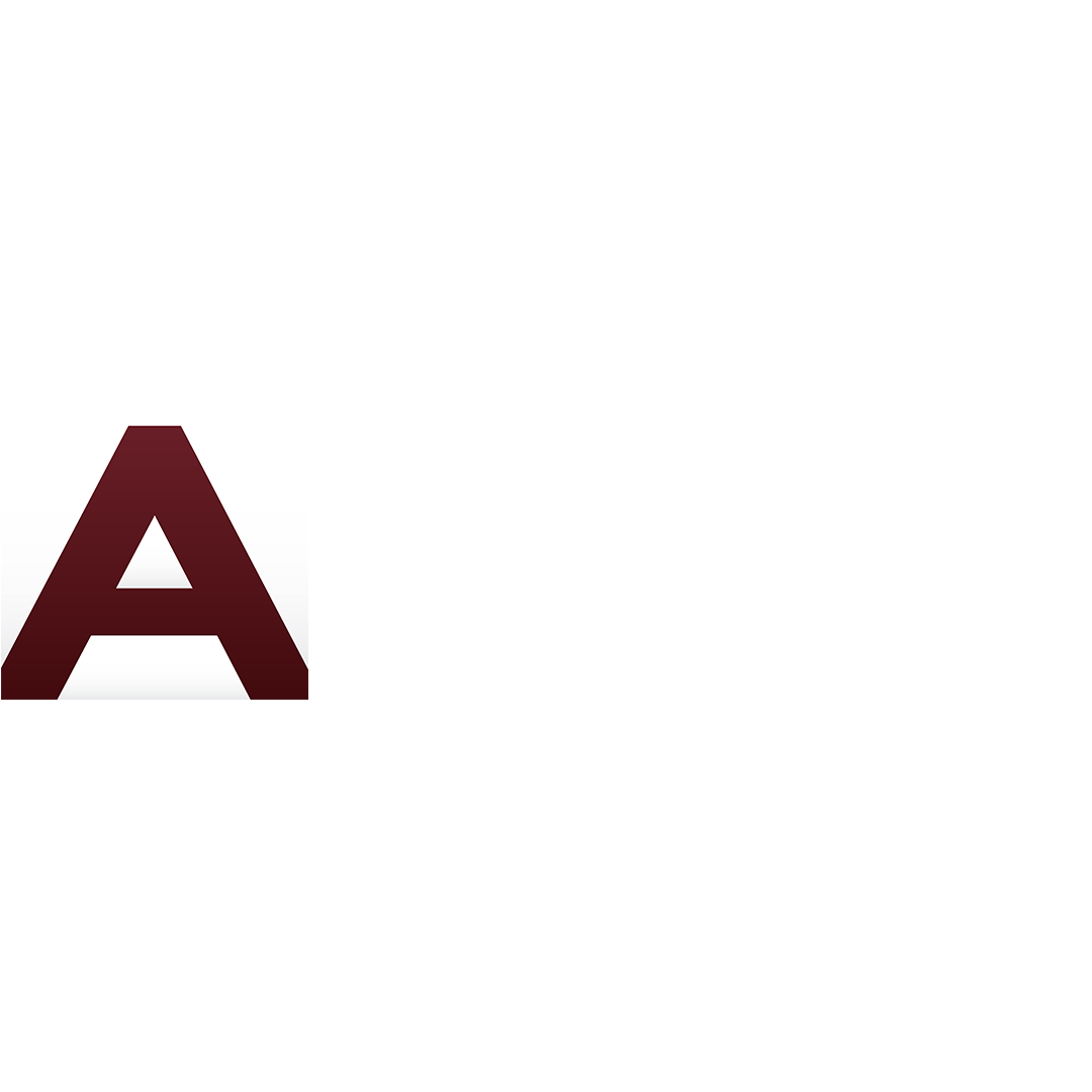 Dark red capital A on the left; faint white text IDENTCO by Armis, RELIANCE by Armis, and TREBNICK by Armis vertically on right.